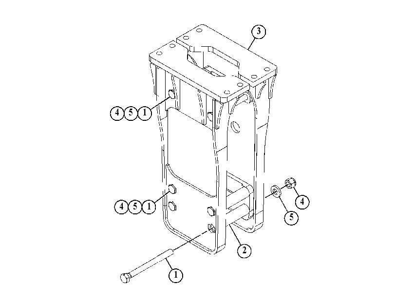 HOUSING GP-HAMMER 5444618 CAT