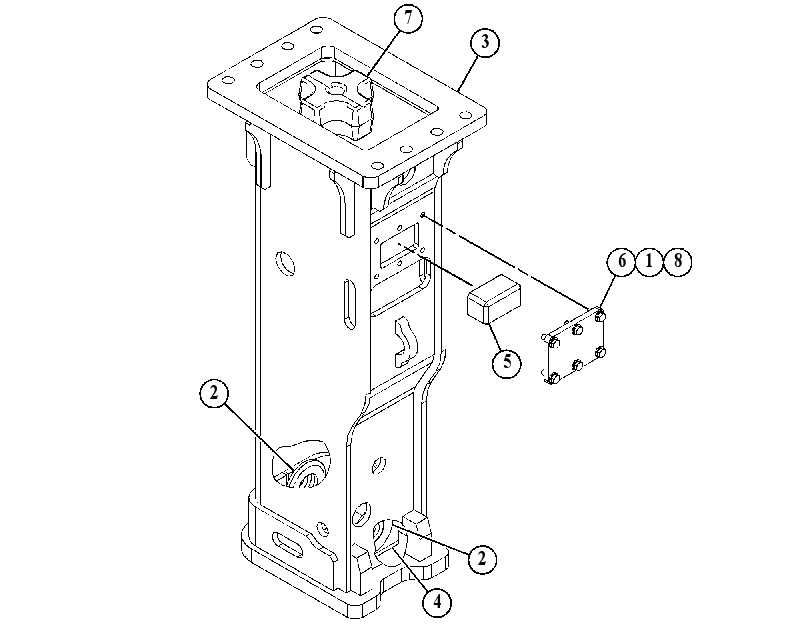 HOUSING GP-HAMMER 5444628 CAT