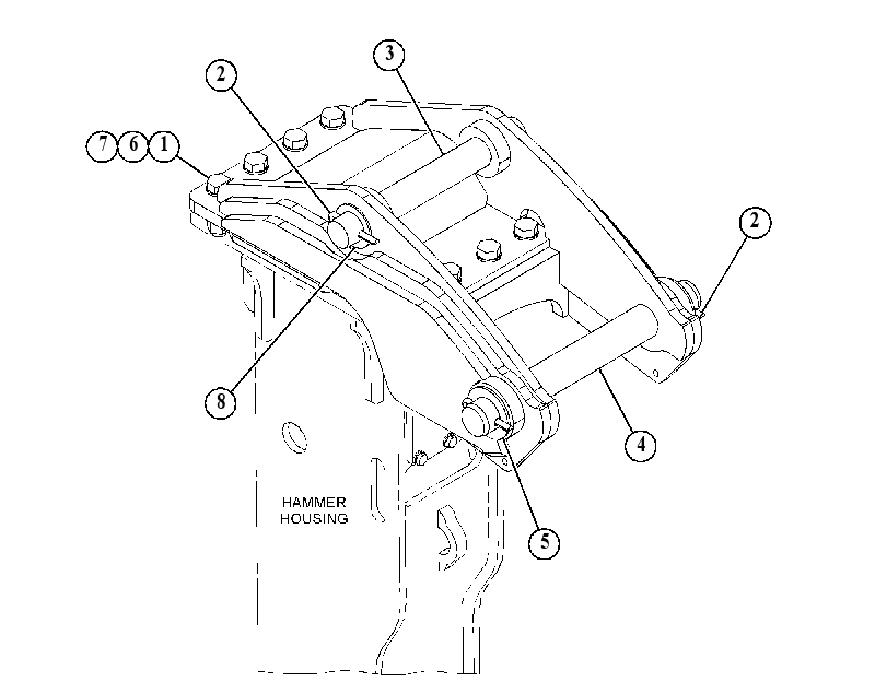 MOUNTING GP-HAMMER 5653682 CAT