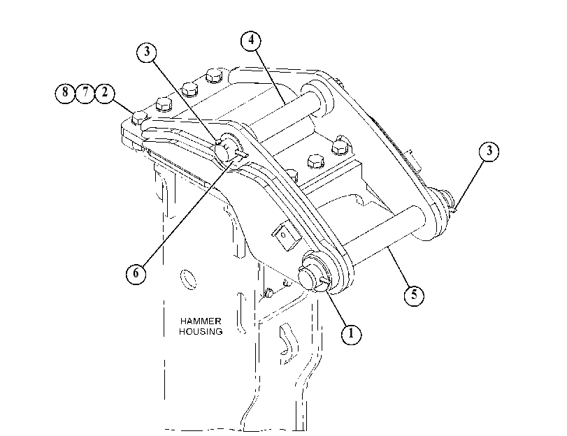 MOUNTING GP-HAMMER 5726066 CAT