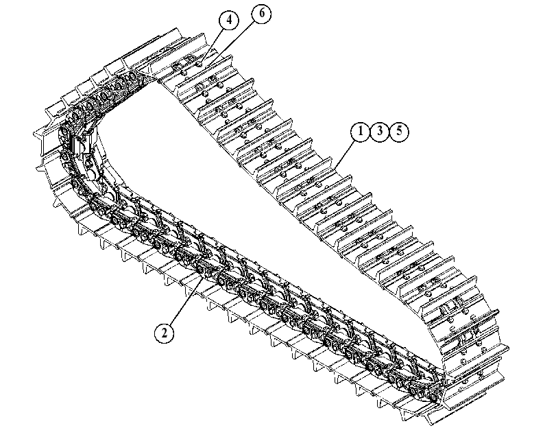 Гусеница 5120736 CAT