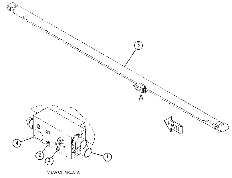 CYLINDER & VALVE GP-TELESCOPE 5612068 CAT