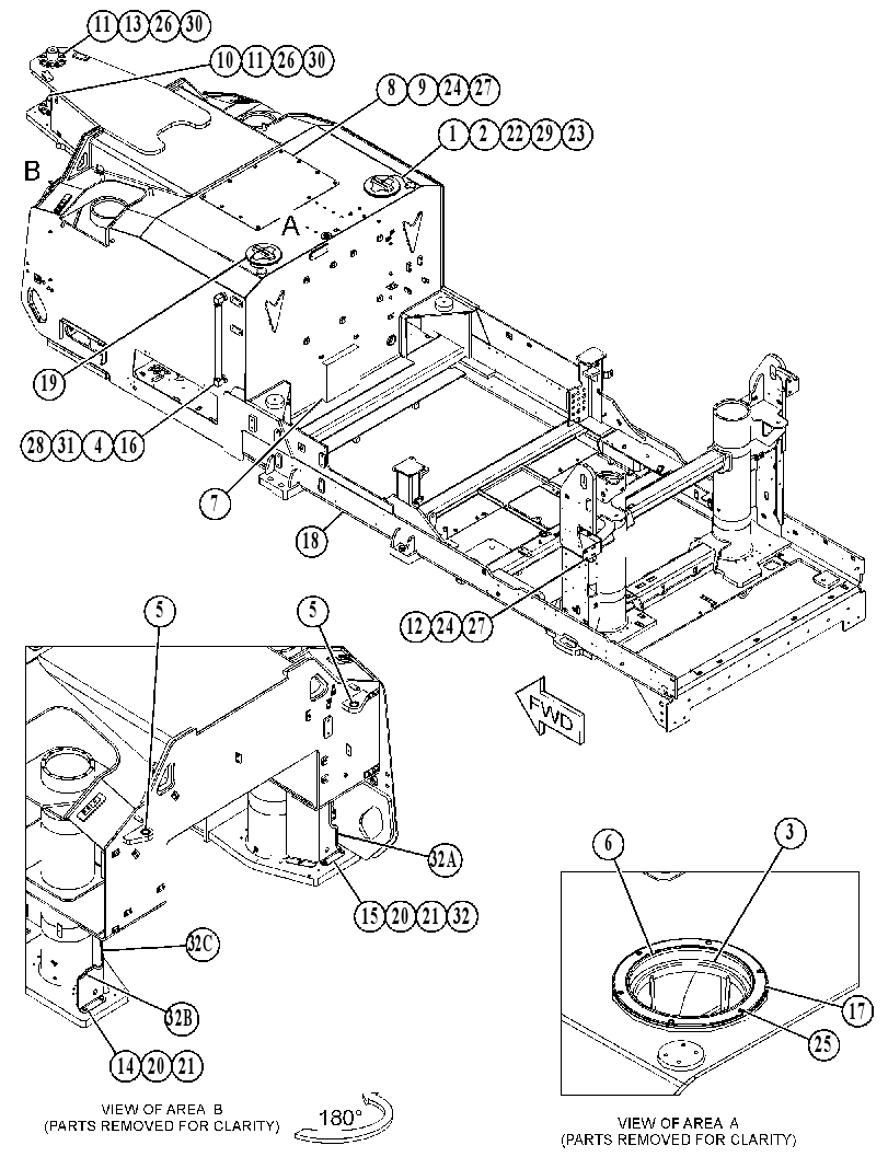 FRAME GP-MAIN 5584640 CAT