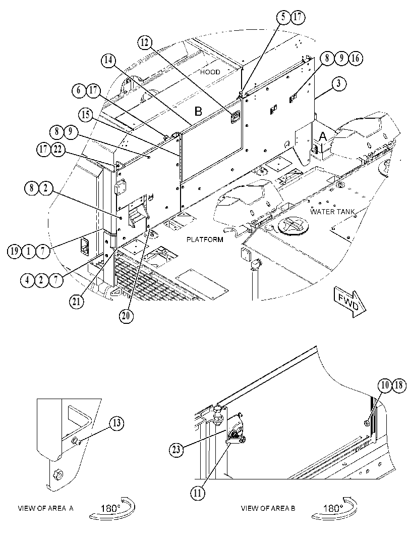 ENCLOSURE GP-FRONT 5617469 CAT