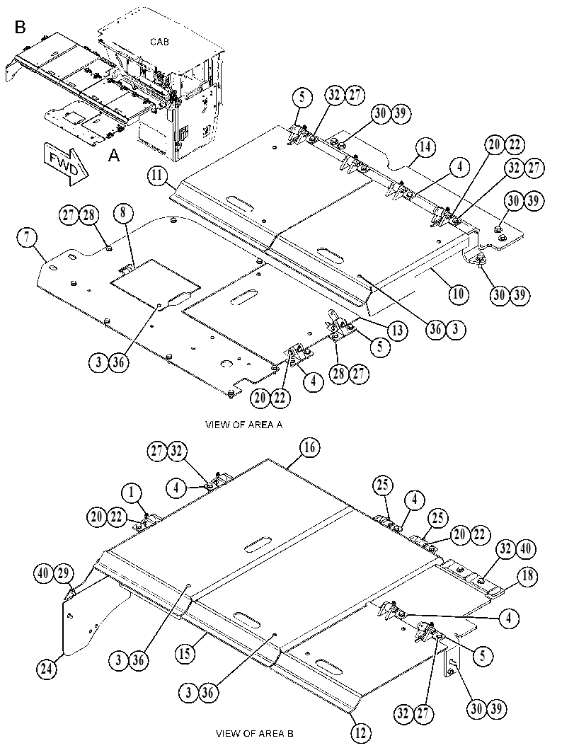 COVER GP-DECK 4841570 CAT