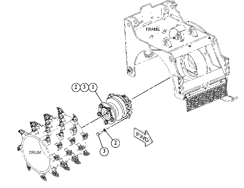 DRIVE GP-COLD PLANER 3818388 CAT
