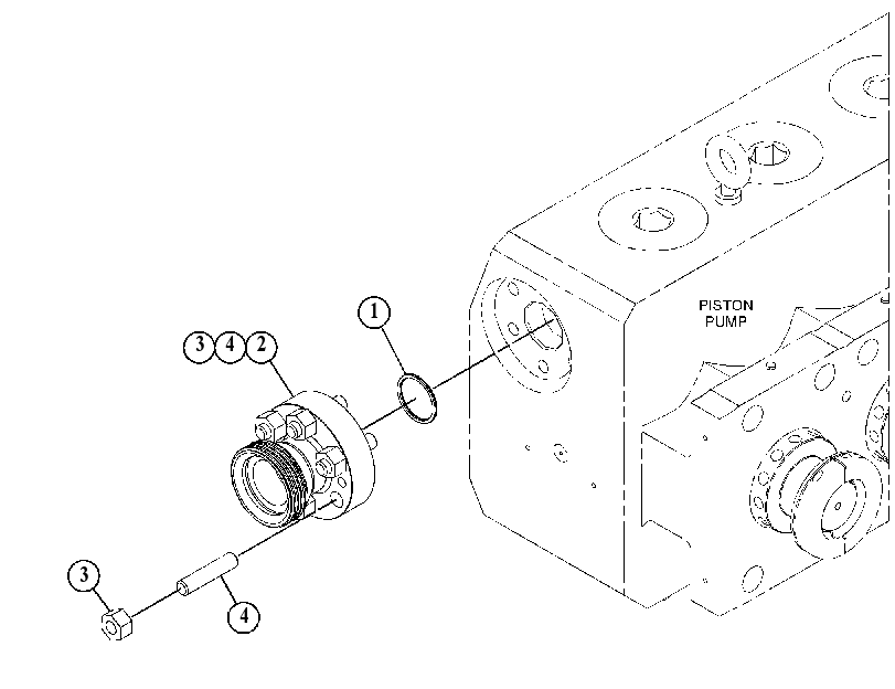 FLANGE & MOUNTING GP 4555459 CAT