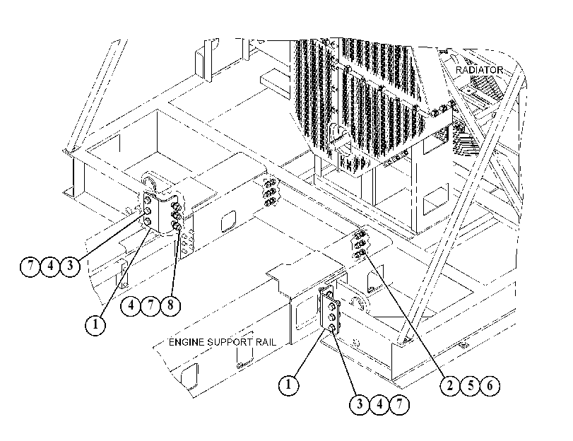 MOUNTING GP-BATTERY 5287625 CAT