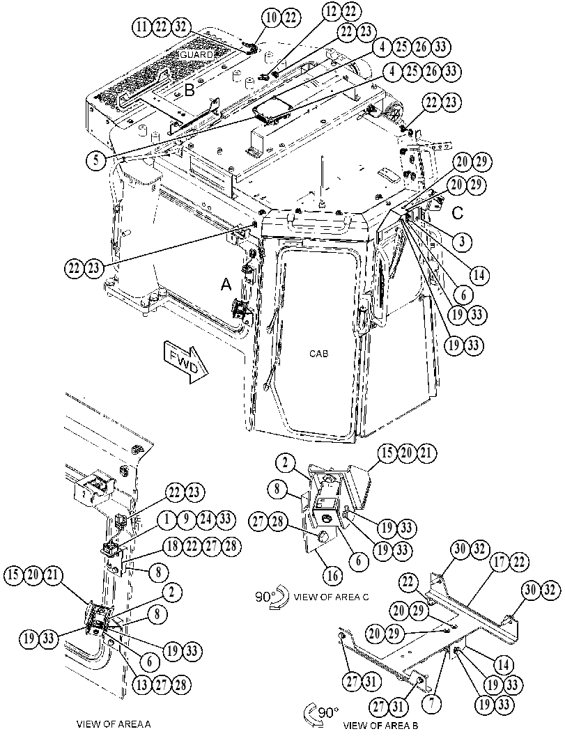 Камера с креплением 5571462 CAT