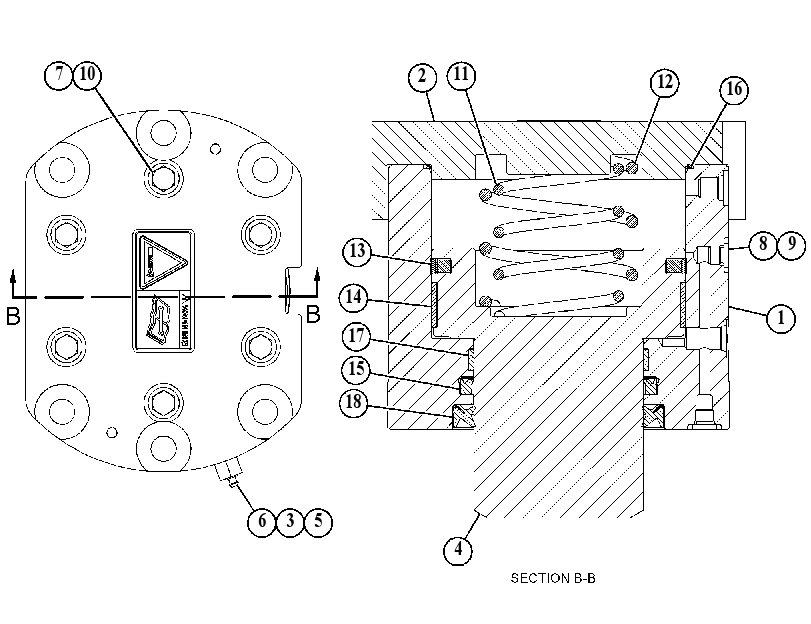 CYLINDER GP-BRAKE RELEASE 5418677 CAT