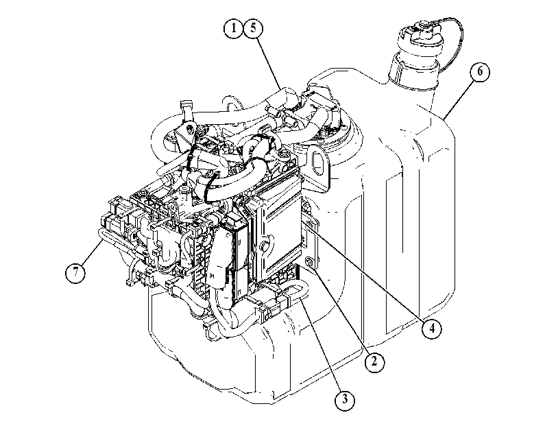 Модуль AdBlue (компоновка) 4996640 CAT