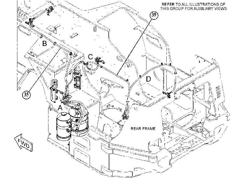 LINES GP-FIRE SUPPRESSION 5489285 CAT