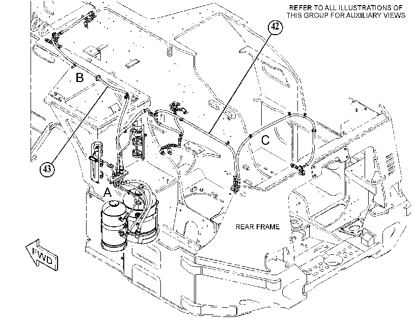 LINES GP-FIRE SUPPRESSION 5357957 CAT