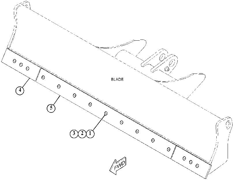 Режущая кромка 5226327 CAT
