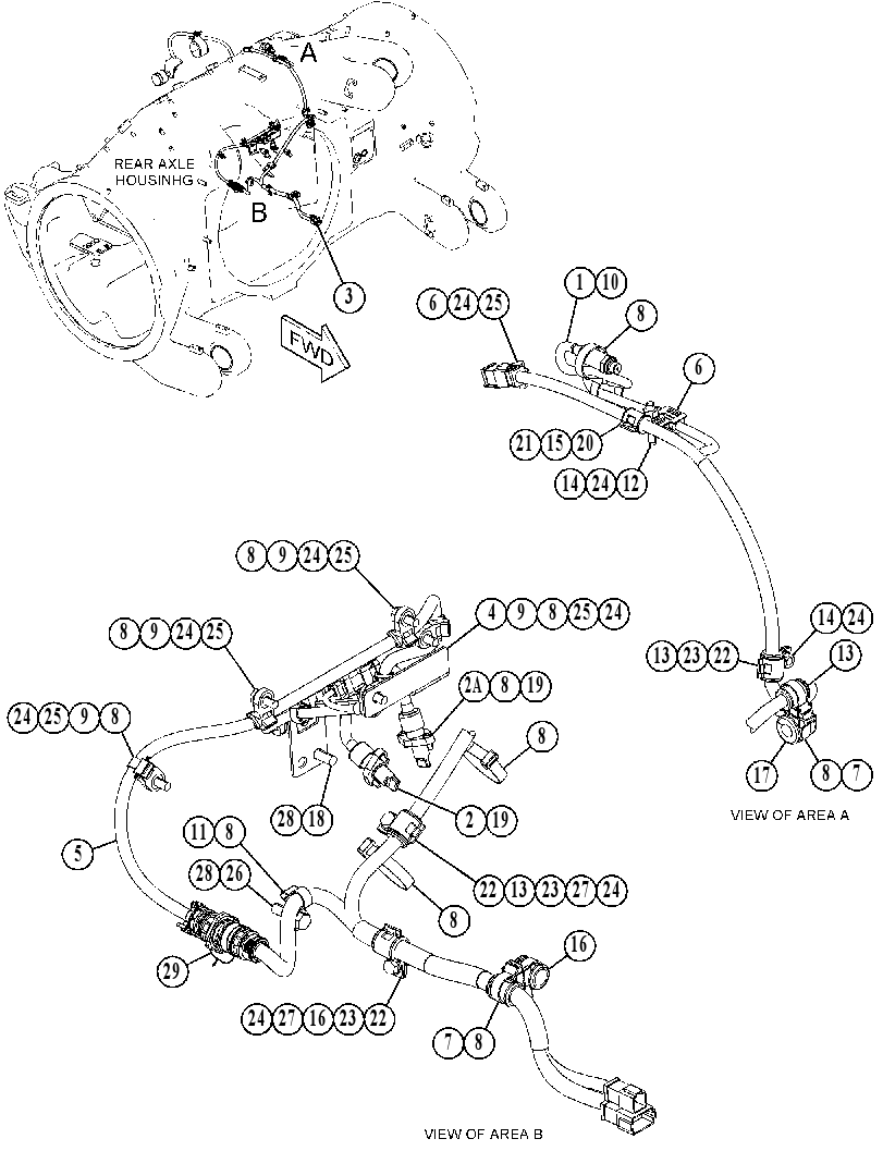 WIRING GP-POWER TRAIN 5025098 CAT