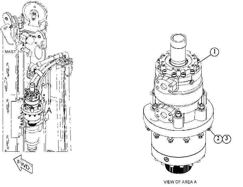 MOTOR & MOUNTING GP 5490987 CAT