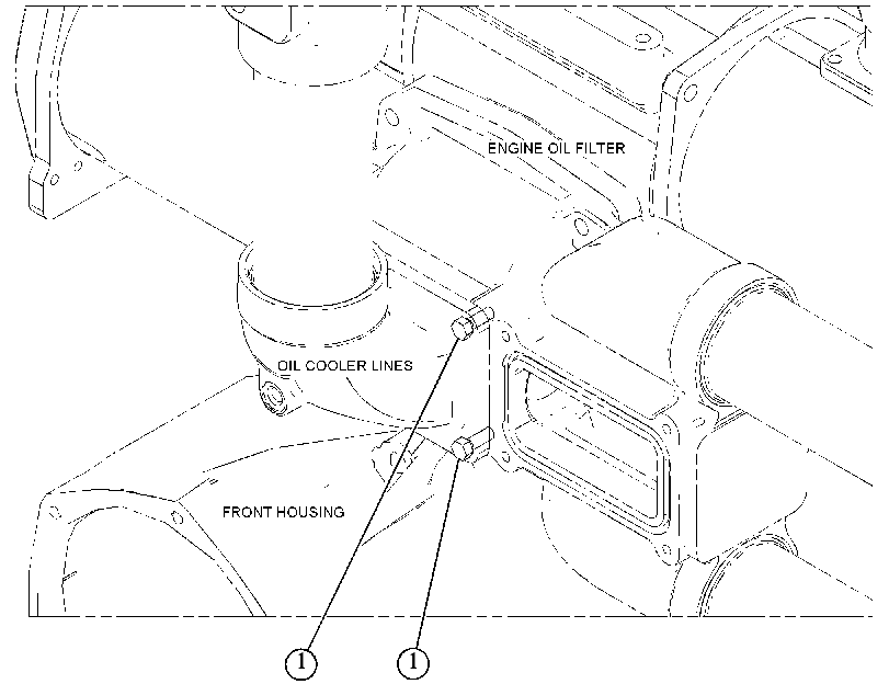 FASTENER GP-ENGINE OIL LINES 5671462 CAT