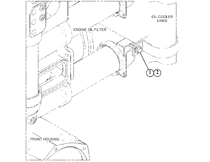 FASTENER GP-ENGINE OIL LINES 5665619 CAT