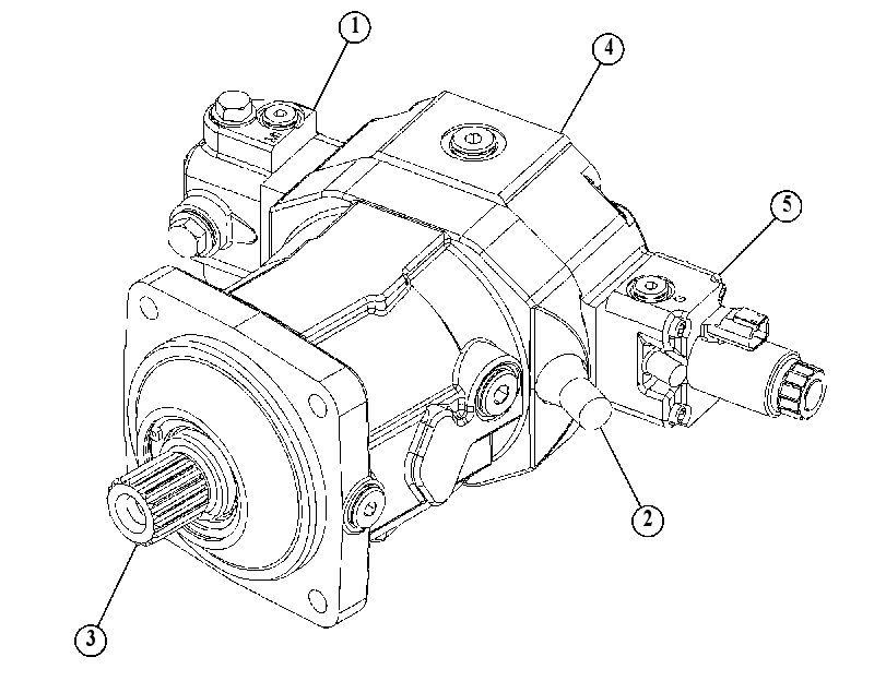 MOTOR GP-HYDRAULIC 4454694 CAT