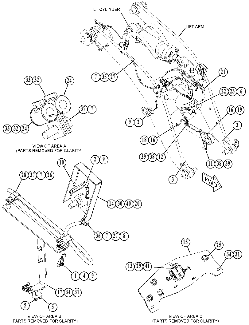 LINES GP-FRONT LUBRICATION 5003673 CAT