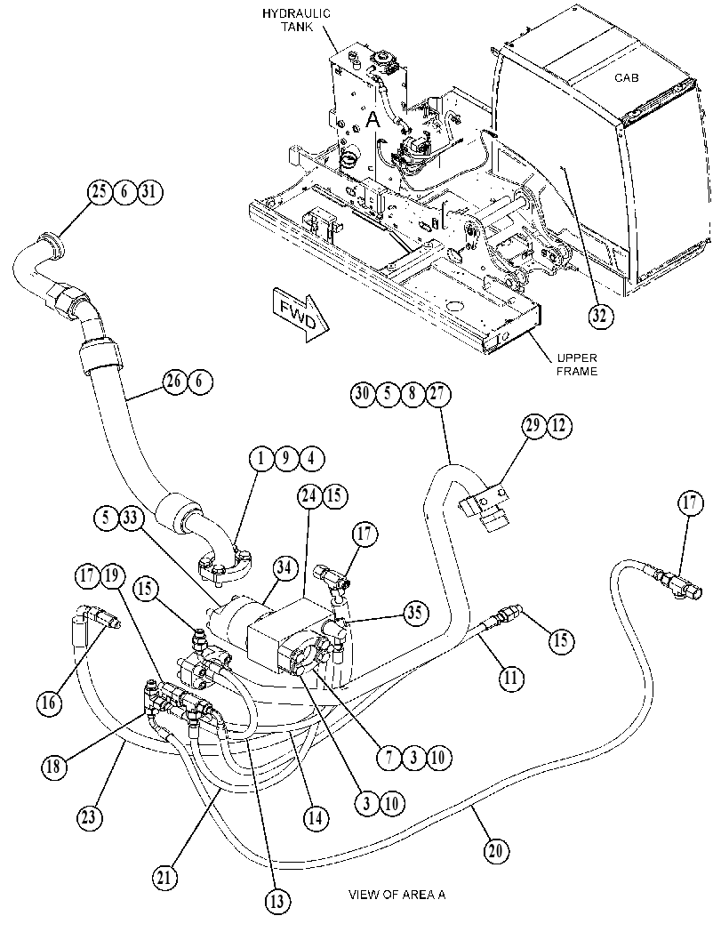 VALVE & LINES GP-BOOM 5021966 CAT