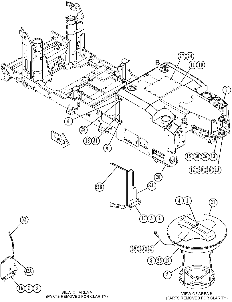 FRAME GP-MAIN 5582330 CAT