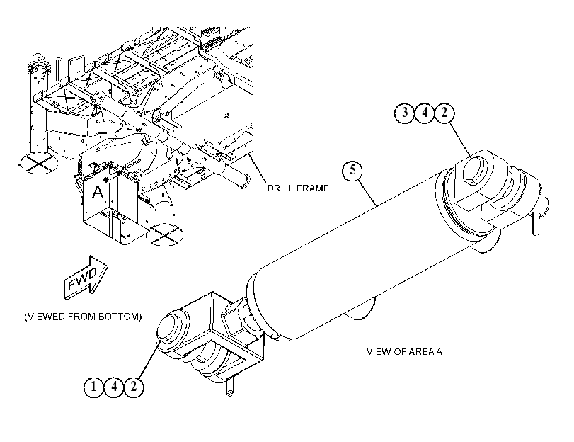 CYLINDER & MTG GP-HYDRAULIC 5511360 CAT
