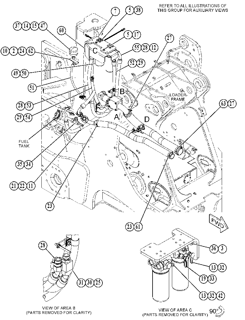 FILTER & LINES GP-POWER TRAIN 4841837 CAT