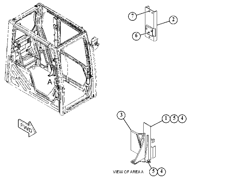 MOUNTING GP-GUARD 5717238 CAT
