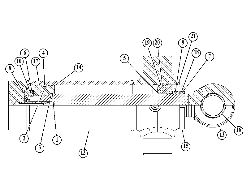 CYLINDER GP-SWING 4781349 CAT