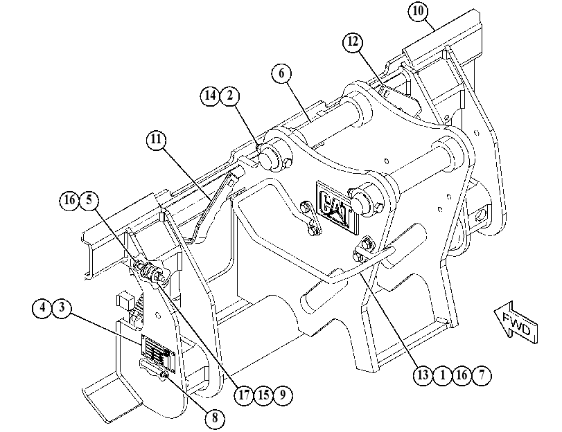 COUPLER GP-WORK TOOL 5427262 CAT