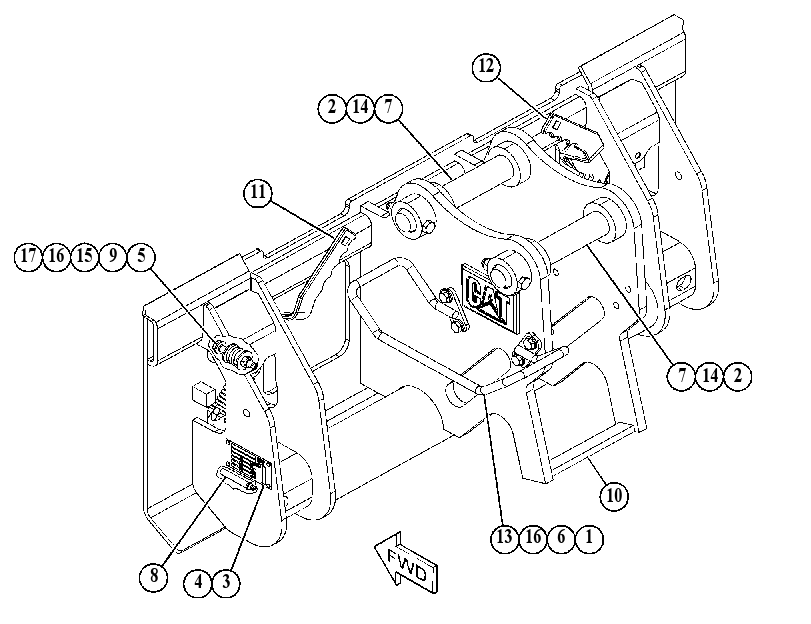 COUPLER GP-WORK TOOL 5255854 CAT
