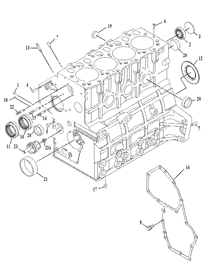 Блок цилиндров 3405781 CAT