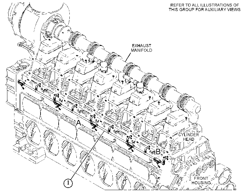 Проводка двигателя 4622137 CAT