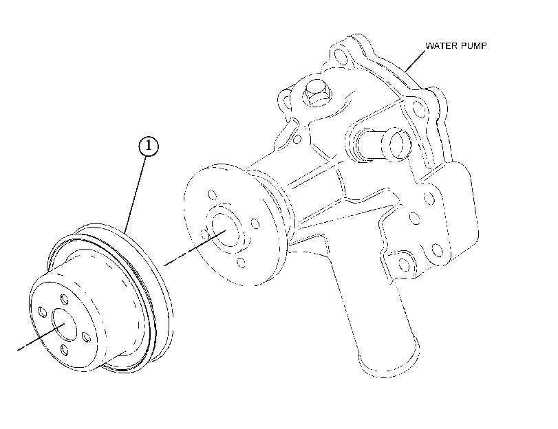 PULLEY GP-WATER PUMP 3082294 CAT