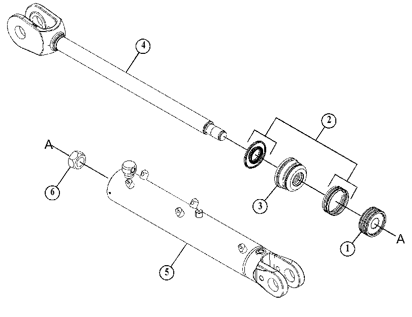CYLINDER GP-ARCH 4988432 CAT