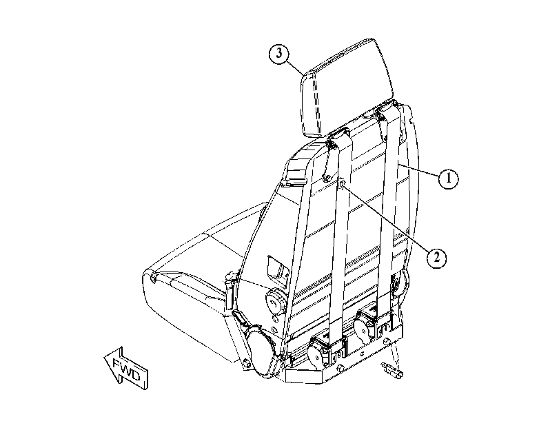 KIT-SEAT BELT 5528381 CAT