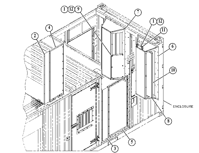 DUCT GP-ENCLOSURE 5671008 CAT