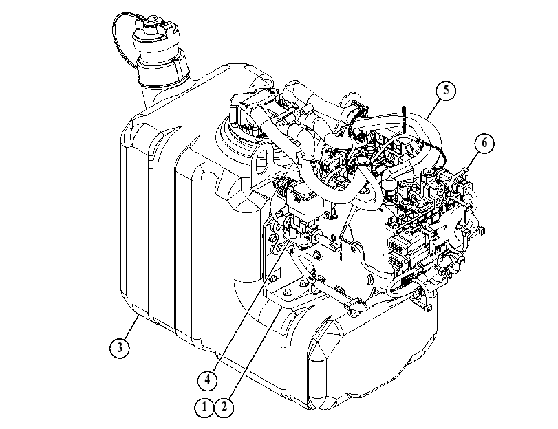 Модуль AdBlue (компоновка) 5413162 CAT