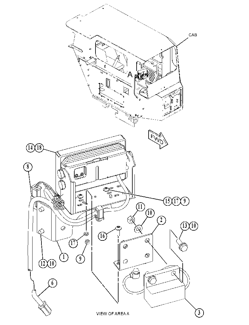 MOUNTING GP-MONITOR 2635706 CAT