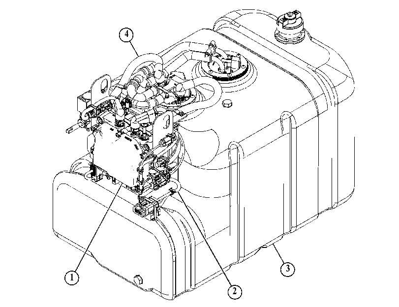 Модуль AdBlue (компоновка) 5560452 CAT