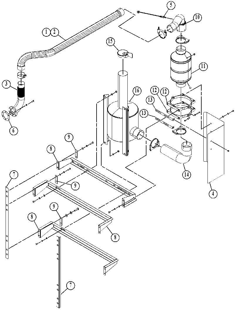 EXHAUST GP-FLEXIBLE 5525901 CAT