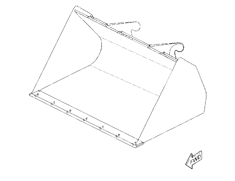 BUCKET GP-LIGHT MATERIAL 3304236 CAT