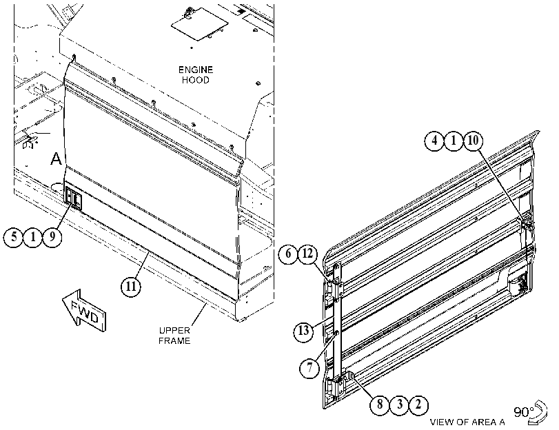 DOOR GP-RADIATOR 5283532 CAT