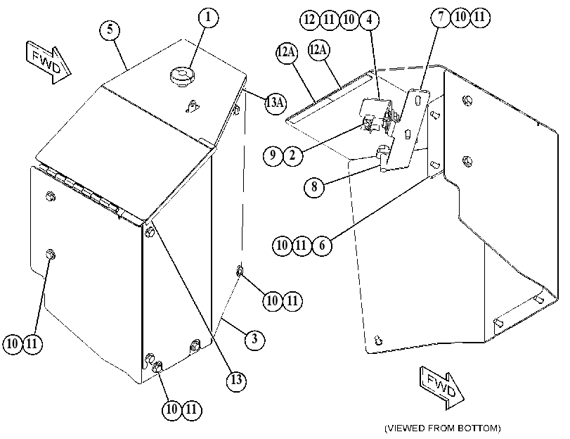 ENCLOSURE GP-HYDRAULIC TANK 3984539 CAT