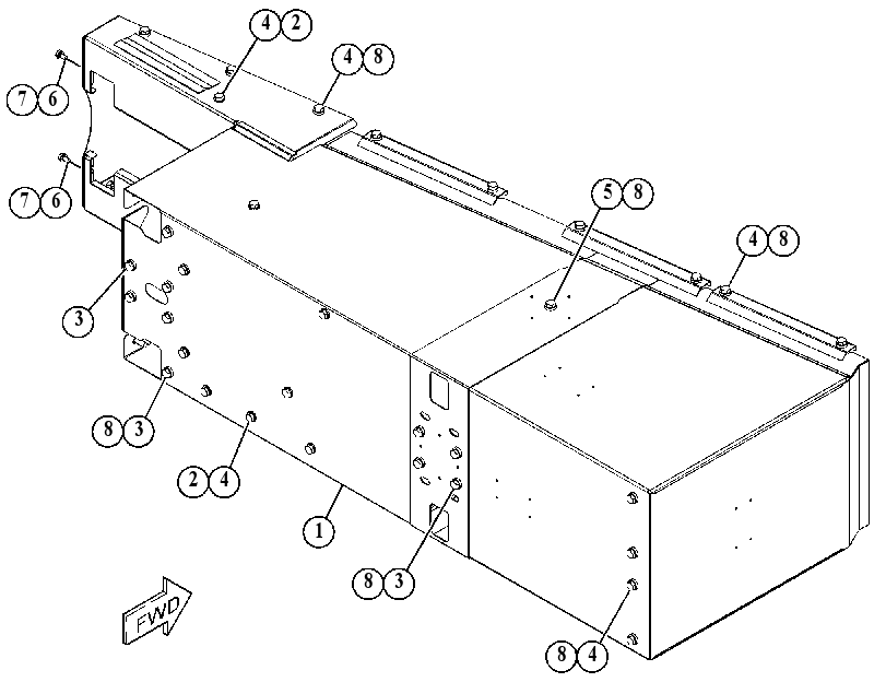 COVER GP-EXHAUST 5151919 CAT