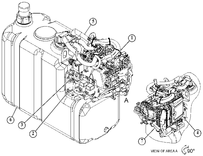 Модуль AdBlue (компоновка) 4996630 CAT