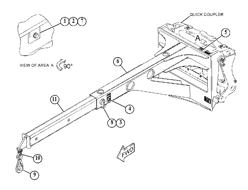 ARM GP-MATERIAL HANDLING 5105092 CAT