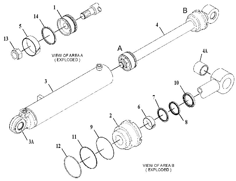 CYLINDER GP-FLOOR 3117227 CAT