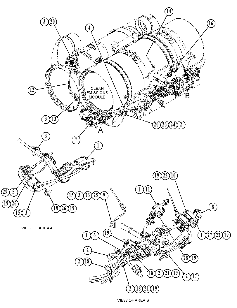 Проводка CEM 5161729 CAT